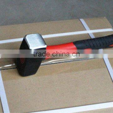 German Type Stoning Hammer With Half Plastic -Coating Handle photo-2