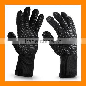 Premium Ofenhandschuhe aus Aramid hitzebestandig bis 500C Grill handschuhe Kaminhandschuhe Topfhandschuhe Back handschuhe