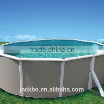 High quality above-ground half-ground in-ground galvanized steel swimming pool on sale