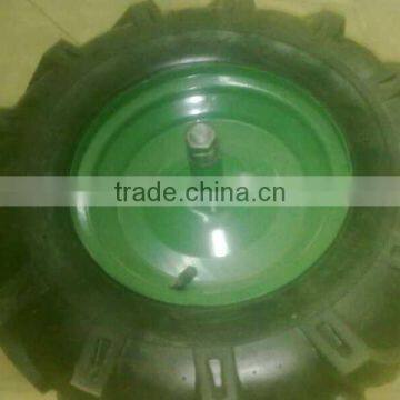 Rubber Wheel 4.00-8 With Steel Rim for Tool Cart Use photo-3