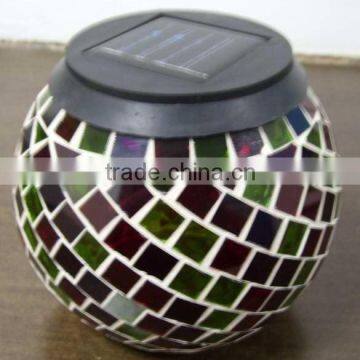 Solar Mosaic Glass Light, Model:72057