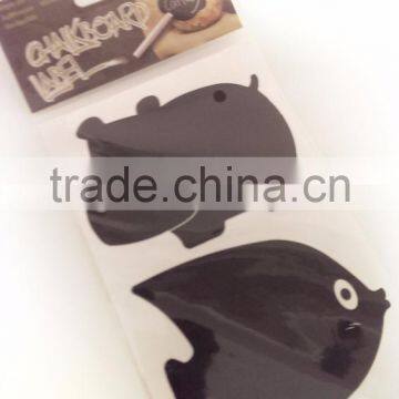Cute Hippo, Fish, Crab, Duck Design Decorative Chalkboard Label for Glass Bottle, Chalkboard Label Sticker photo-4