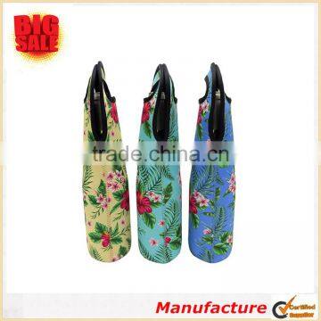 Neoprene Totes and Carriers For Wine Champagne Bottles Printing Tote Bag photo-4