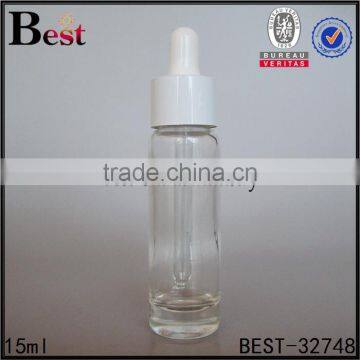 15ml China Hot Products Frosted Dropper Glass Bottle With White pp Dropper for Cosmetic Perfume Essence Oil photo-5