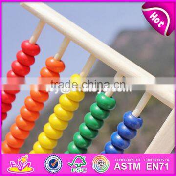 2017 New Design Small Intelligent Wooden Abacus for Babies W12A027 photo-2