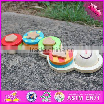 2016 New Design Educational Wooden Stacking Toys for Babies W13D128 photo-4