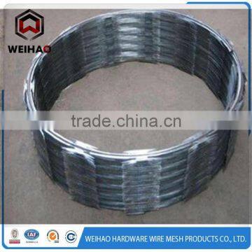 low carbon steel high quality razor barbed wire