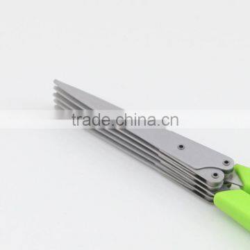 Multipurpose Kitchen Utensil Five Blades Scissors Culinary Herb Shears photo-4