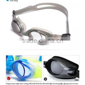 High Quality wholesale watersports kids PC durable comfortable swimming glasses