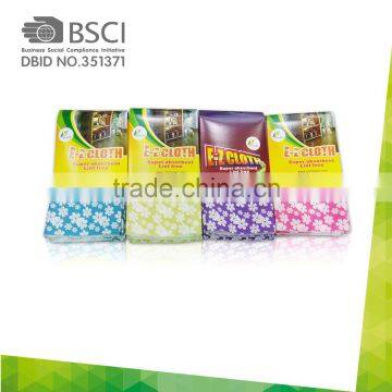 Good Absorbent Microfiber Cloth Colored Disposable Nonwoven Cotton Washing Cloths photo-5