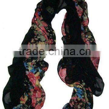 Printed Ruffled scarfs