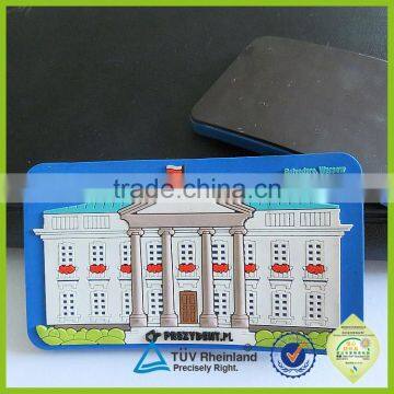 Best selling soft pvc souvenir fridge magnet for belgium country