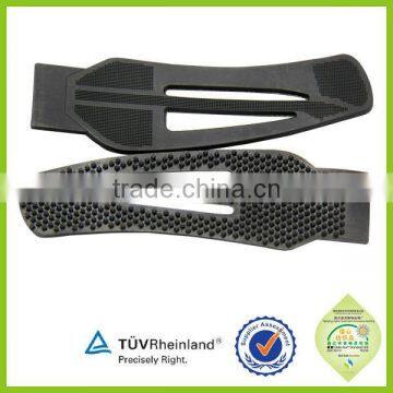 soft rubber silicone sleeve tab iron-on garment tape