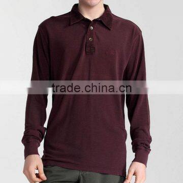 New Design Long Mens Sleeveus Polo T-shirts in India Custom photo-4
