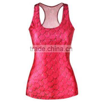 Newest Design Unisex Custom Sublimation Running Top