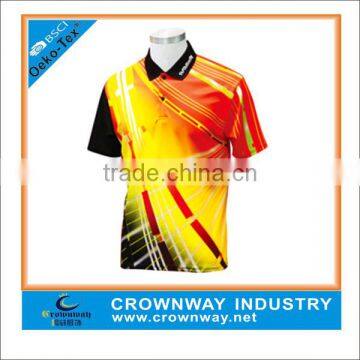 custom 100% polyester sublimation sports mens t-shirt