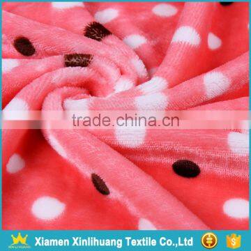 Wholesale Super Soft Knit Printed Flannel Fabric for Babies Clothing photo-4