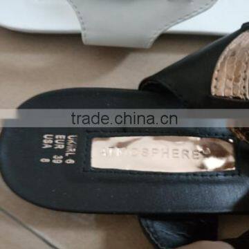 China Factory Stock Lady Flat Sandal Shoes Cheap Clearance Sale photo-4
