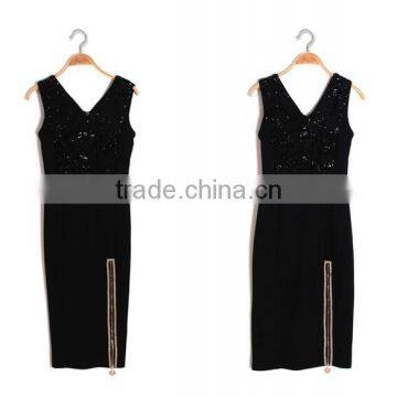 Wholesale Office Vfemage Dress With Sequin photo-4