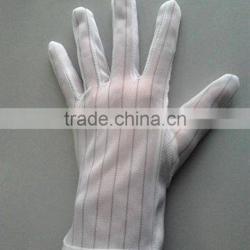 ESD Dotting White PVC Gloves