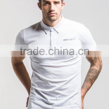 Custom Polo Shirt 100% Cotton Wholesale White Polo T Shirt for Men