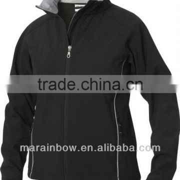 Clique Softshell 100% Black Plain Cotton Jacket for Ladies