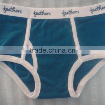 Fashion Design 100% Premium Cotton Boy Underwear Briefs photo-5