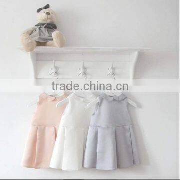 Wholesale Handmade Girl Party Dress Children Frocks Stripe Designs Ruffle Sleeve Baby Girls Clothing photo-2