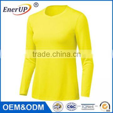 Custom Logo Cotton Women Long Sleeve t Shirt Price Premium Womens Blank t Shirts Wholesale photo-2