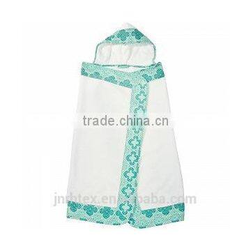 plain printing color hooded baby towel