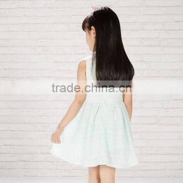 Baby Girl Casual Light Blue Girl Dress Baby Girl Birthday Dresses Hot Sale photo-4