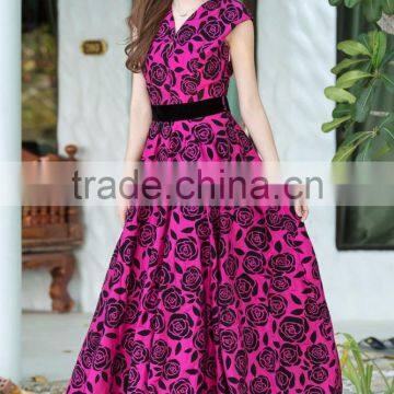 Z&M Floral Beach Dress Summer Beach Dress Beach Party Wear Dress