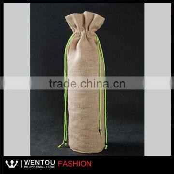 New arrival burlap wholesale wine bags