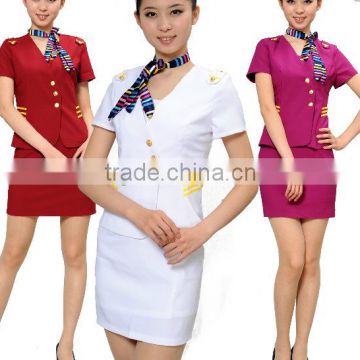 airline stewardess costumes , stewardess costume,beautiful airline stewardess uniform/airline stewardess suits