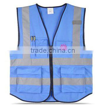 Custom Different Color Reflective Safety Work Vest High Visibility Reflective Safety Vest