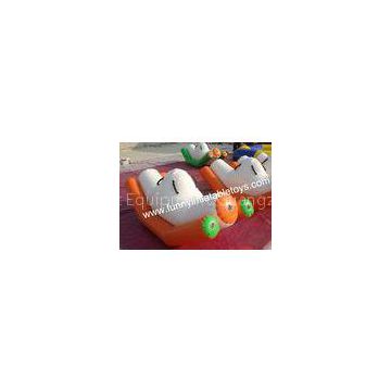 OEM inflatable aqua park toys With jumping trampoline For Blow up Water Sports