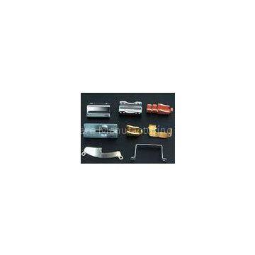 Auto anodized zinc plating aluminum stamping parts , customized metal parts