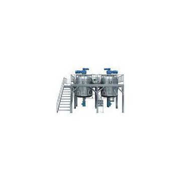 SUS304 Hydraulic Lifting Vacuum Emulsifying Machine For Mixing Oil / Water