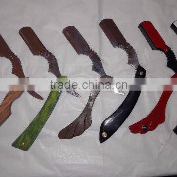BARBER SALON STRAIGHT CUT THROAT SHAVING RAZOR SHAVETTE Stainless Steel