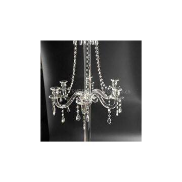 Wedding Flower Candelabra Centerpiece