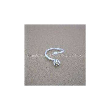 Small White Flower Finger Rings SSR0036