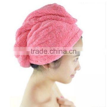 absorbent women hair towels turban fashion