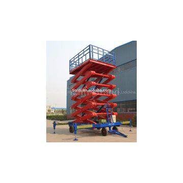 300~500kg Load Four Wheel Mobile Elevating Platform photo-2