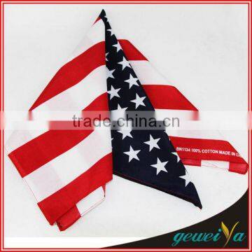 Printed World Cotton Flag Handkerchief