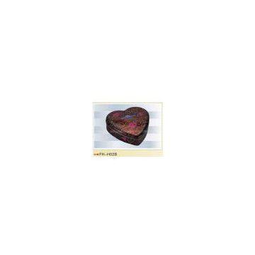 heart shape tin box