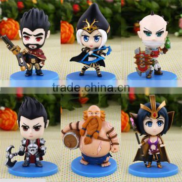 SV-LOL010 (Popular action figure) League of Legends PVC figure wholesale League of Legends figure set 6pcs