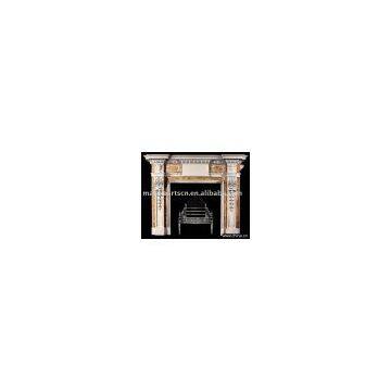 marble fireplace