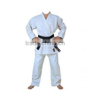 100% cotton material white blue color martial arts judo uniform