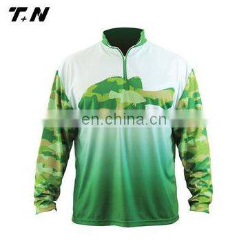 Breathable Polyester Long Sleeve Quick Dry Fishing Shirts