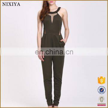 Fashion Sleeveless Bodycon Clubwear Sexy Bandage Women Jumpsuits